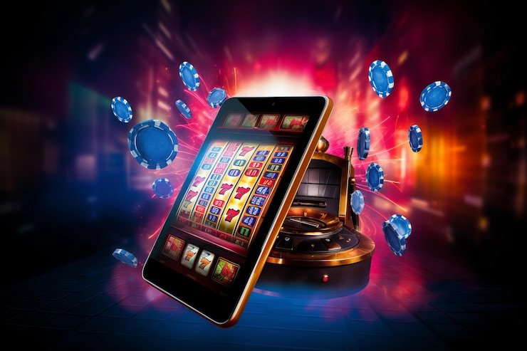 Antarmuka meja Poker Indonesia di platform 4d togel dengan tampilan kartu dan chip